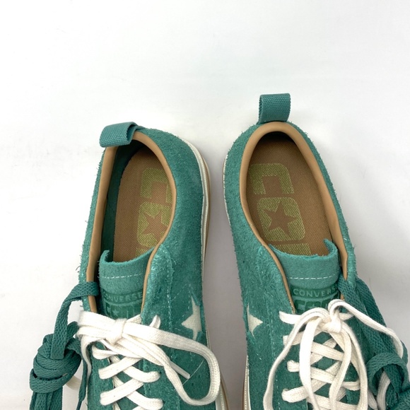 Converse One Star Pro Vintage Suede Shoes Men Size Green Casual Low Top A02947C - Picture 6 of 10